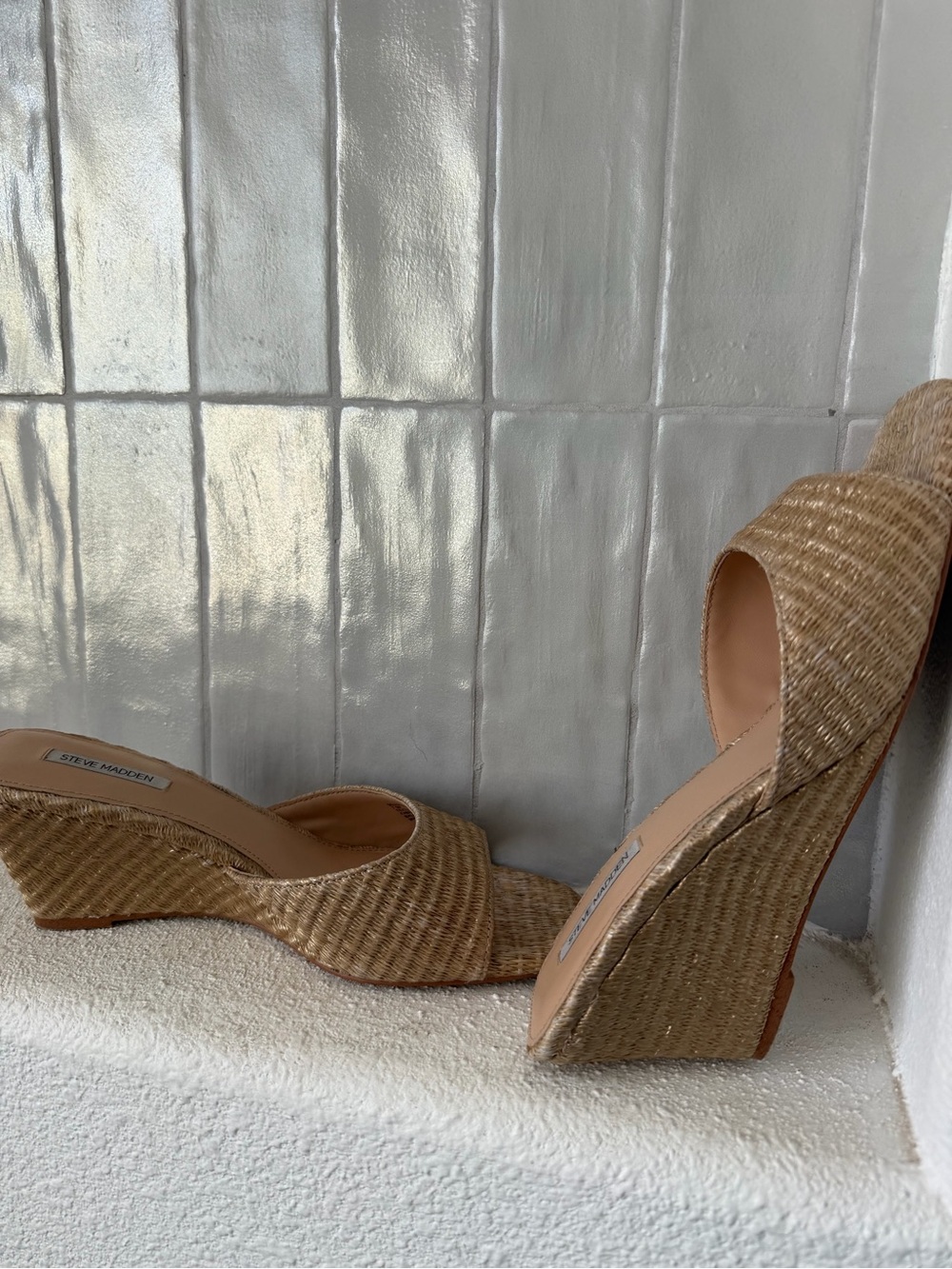 Steve Madden Wedge Slide Sandals - Picture 2 of 2